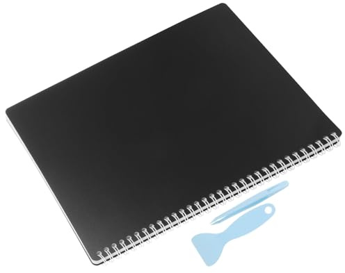 UKCOCO Large Reusable Sticker Book Collecting Album with and Tweezers Organizer Notebook for Removable Stickers Storage and Display for Scrapbooking and Collection