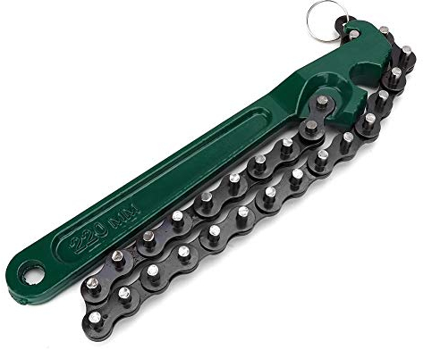 KSTE Ölfilterschlüssel Universal, 9inch Kettentyp Ölfilterschlüssel Entfernen Universal-Auto-Auto-Reparatur-Werkzeug