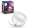 Philips Hue White & Color Ambiance Iris Tischleuchte (570 lm), dimmbare Tischleuchte für das Hue Lichtsystem mit 16 Mio. Farben, smarte Lichtsteuerung über Sprache oder App, weiß