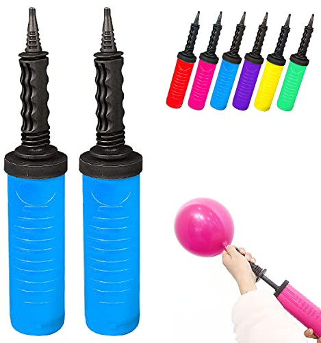 (2 Pack) Balloon Pump Hand Manual Inflator, Balloon Manual Pump Blower Pump suitable for Party Decoration Balloons Arch Kit Foil & Confetti Ballon