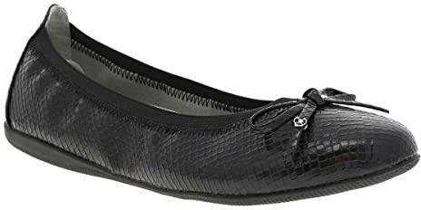 CHATTAWAK Femme 15ELLACNOIR38 Ballerine Croco Noir 38