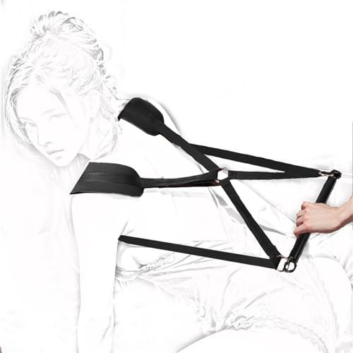 Liebesschaukel Sexschaukel, WUUDOA Sex Schaukel für Erwachsene mit Stahlrohr, Bondageset Fessel Set Anfänger, Sex Fesseln für Sie Sklaven, BDSM Bondage Set, Sexspielzeug für Paare Extrem Sex Spiele