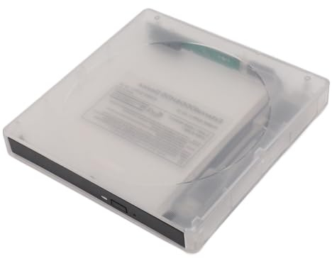 Conversion de Lecteur, Boîtier de Lecteur Optique Externe de Type C USB3.0 5 Gbit/s, Boîtier de Lecteur DVD Portable Léger avec Bouton D'éjection, pour pour pour OS X
