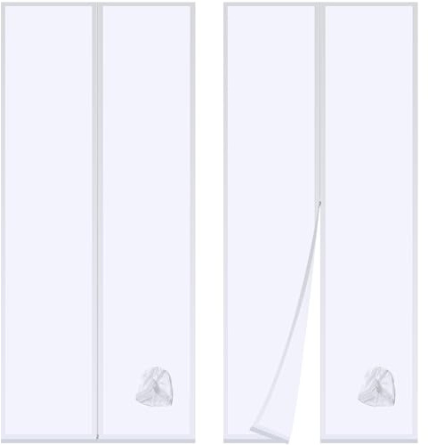 Joint de Porte, Joint de Porte de Climatisation Portable, avec Rallonge de Tuyau Cousue, Joint Climatisation avec Fermeture Éclair (120×240cm)