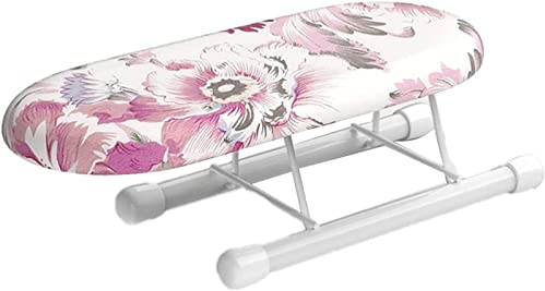 Genérico Herramienta de Limpieza Plancha de Manga pequeña, Tabla de Planchar Plegable portátil para el hogar Viaje Hotel Alojamiento en Familia Accesorios de Planchado Cuellos y puños de Ca