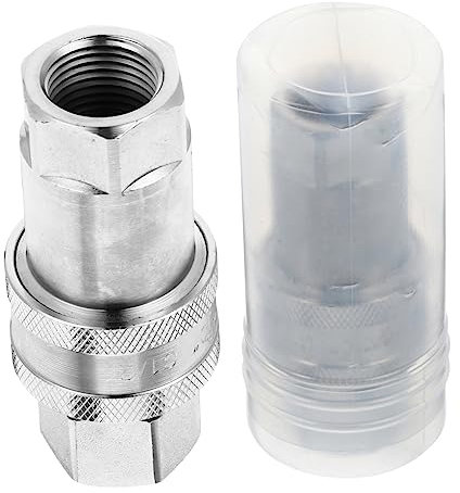 MERRYHAPY Adapter Für Hydraulikkupplungen Aus Kohlenstoffstahl Traktorkupplung Schnellkupplungsteile Hydraulikverbinder