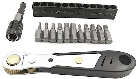 Fnfhsa Juego de Llaves DinamoméTricas para Bicicleta de MontañA, Llave Hexagonal de 3/4/5/6/8Mm, Llave Inglesa para ReparacióN de Bicicletas, Herramienta de ReparacióN de Bicicletas