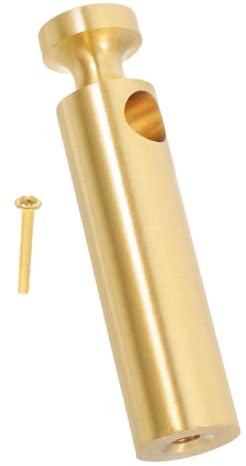 LIFKOME Brass Metal Spindle Connectors for Glass Railing Caps Indoor Furniture Railing Accessories Home Decor Embellishments for Kitchen Wine Racks Cabinets