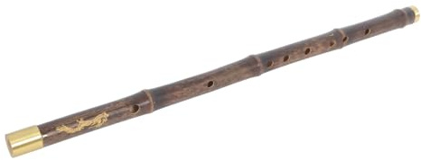 TEMPNAP Vintage Style Bamboo Flute Chinese Musical Instrument Dragon Phoenix Design C Key Traditional Dizi for Beginners Student Practice