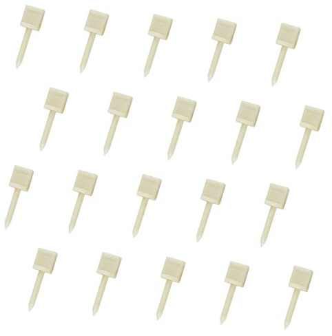 TOYANDONA 20 Kunststoff Bogenschießnadeln 6,5cm Nylon Pins Bogenschießen Zubehör Für Zielscheiben Fixierung Outdoor