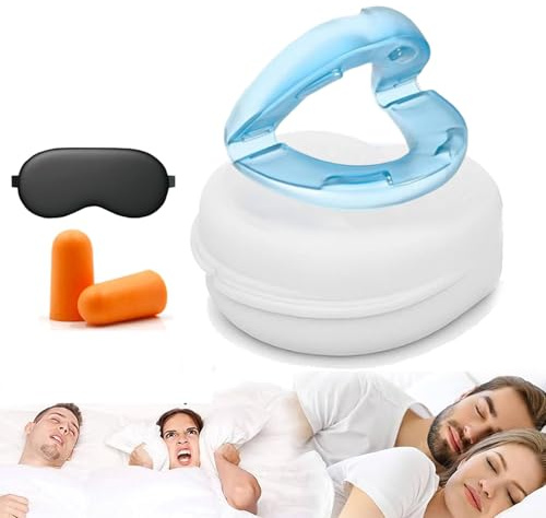 Snorva Anti Ronflement, Officiel Snorva Embout Buccal Anti-Ronflement, Discret Et Confortable, Protege Dent Snorva Pour Hommes Femmes, Stoppe Les Ronflements Dès La 1ère Nuit, Dormez Mieux (1Pcs)