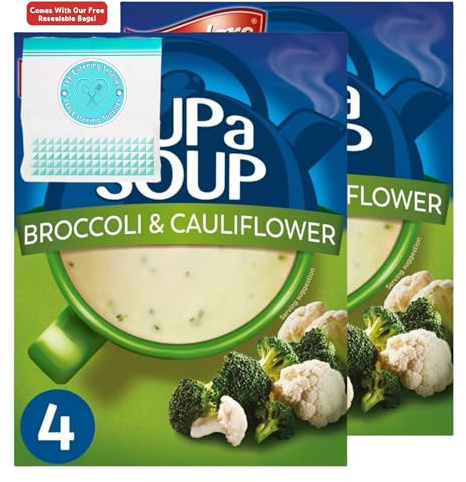 Broccoli & Cauliflower Cup a Soup - (4 Sachets) 101g x2