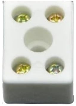 Morsettiera in ceramica Morsettiera for cablaggio in ceramica resistente alle alte temperature Connettore for cavo elettrico in porcellana a 2/5/8/10(29X14X18mm-10pcs)