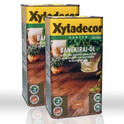 2 x 5l Xyladecor Bangkirai-Öl (10 Liter)