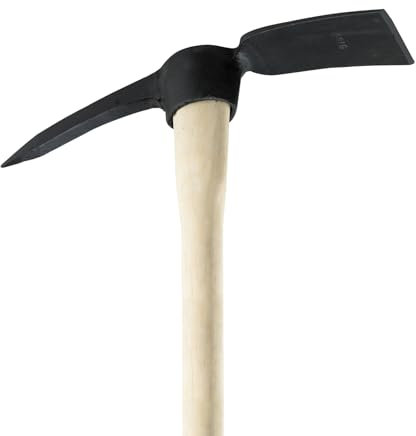PDL – Pegdev - Carters 5LB Forged Mattock Pick Cross Chisel Grubbing - Premium Quality for Soil, Roots, and Weeds.