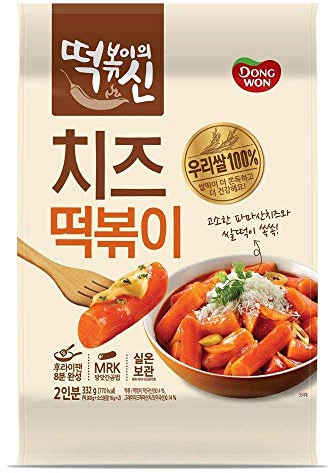[Dongwon] [Dieu de tteokbokki] Tteokbokki au fromage (gâteau de riz sauté) / nourriture coréenne / tteokbokki coréen / nourriture de cuisson instantanée / plats asiatiques (expédition directe à