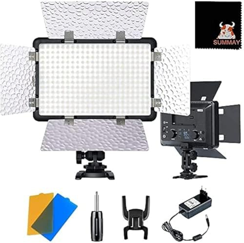 GODOX LF308D LED Flash Panel 308 pärlor 5600K 18W Bluetooth kontrollpanel LF308 version för dagsljus (LF308D)