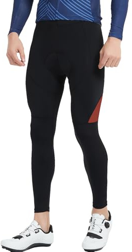 Santic Pantaloni Ciclismo Uomo Lunghi Imbottiti Pantaloni Ciclista Uomo Pantaloni Bici