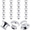 YANGWEN 20 perni di bloccaggio in Metallo Locking Pin Backs Metal Locking Spilla,Non Sono necessari Attrezzi
