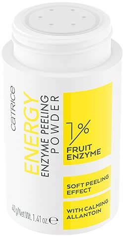Catrice Energy Enzyme Peeling Powder, Make Up, Foundation, transparent, Anti-Aging, aufhellend, beruhigend, reinigend, glättend, vegan, ölfrei, entspricht unserem CLEAN BEAUTY Standard (40g)