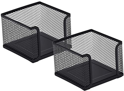 Operitacx 2stücke Notizblockhalter Für Schreibtisch Eleganter Organizer Roségold Für Memo-Pads Vielseitiger Notizspender Für Büro Und Home-Office