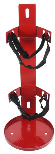 Yardenfun Supporto Estintore Da Parete Regolabile Per Casa Ufficio e Auto Montaggio Solido Con Cinghie Rinforzate Portata Rafforzata Facile Installazione Per Estintori