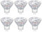 Lampadine Alogena Con Riflettore MR11 GU4 20W 12V, Lampadina GU4 Dimmerabile, Bianco Caldo 2800K, Con Copertura In Vetro, Diametro 35mm, Base 2 Pin, per Luci armadi, Luci da Incasso, Confezione da 6