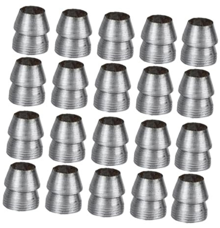 TOYANDONA 20 Pièces Coins De Fendage pour Marteau Coniques pour Manche De Marteau Coin Métallique pour Outil Fournitures Installation
