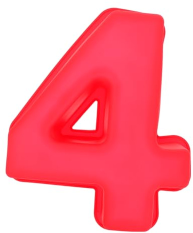 ABOOFAN Stampo in Silicone Con Numeri: Per Dolci Di Grandi Dimensioni Da 10 Pollici Con Numero 4, Teglia Da Forno, Stampo Per Torte 3d Per Compleanni, Feste, Anniversari Di