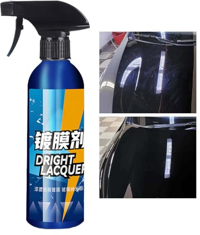 Keramikversiegelung Mit Autowachs, 450ml Schnellwirkende Keramik Autoversiegelungsspray, Hydrophober Glanzrestaurator Für Fahrer Frauen Männer Garage Wohnmobile Limousinen