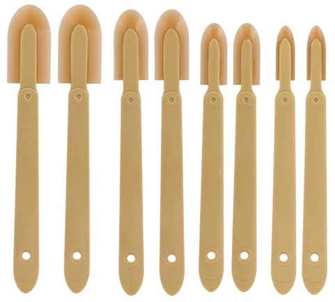 8pcs Rubber Caulking Tool Set, Reusable Silicone Caulk Finishing Spatulas Remover Sealant Smoothing Grout Sealer Spreader Finger Applicator for Kitchen Bathroom Tiles Window Floor Sink (4 Sizes)