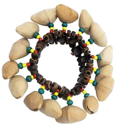 Petites clochettes à main en forme de coquillage relaxant - Outil d'enseignement musical pour enfants et amateurs de musique - Shaker fait main
