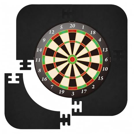 Dartscheibe Schutzring - Dart Surround Wandschutz für Dartboard - Surround Dartscheibe stoßfest - Dartboard Surround Ring Schallschutz - Dart Wandschutz für Zuhause Kneipe Spielzimmer