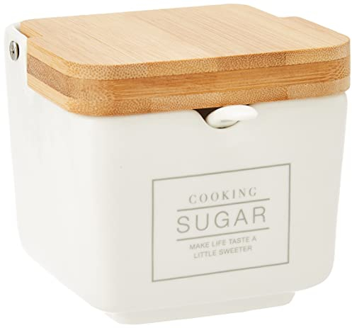 DCASA Home Azucarero Tapa bambú, Sintetico