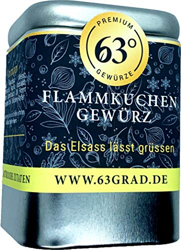 63 Grad Flammkuchen Gewürz - Macht Elsässer Flammkuchen noch leckerer (75g)