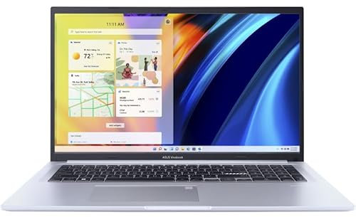 ASUS VivoBook X1702ZA-AU043W 17.3 inch Full HD Laptop Intel Core i5-1240P 8GB RAM 512GB SSD Wi-Fi 6 (802.11ax) Windows 11 Home Silver