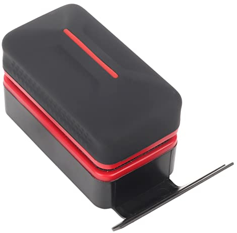 Starke Magnetische Reinigungsbürste für Aquarien, Ergonomisches Aquarium-Glasalgen-Magnet-Reinigungswerkzeug mit Abnehmbarem Schaber, Algenschaber, Magnetische Bürste, Aquarium-Glasreiniger Zur(M)