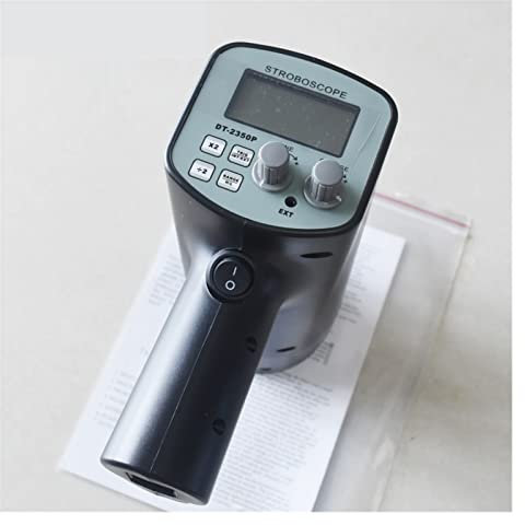 Digitaler Drehzahlmesser, Drehzahlmesser, Digitales Handheld -Stroboskop DT-2350PD LED Flash-Strobe-Drehzahlmesser breiter Messbereich 50-30000 FPM Hochauflösender Flash -Analysator Digitaler Drehzahl