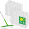 60 Count Dry Sweeping Cloths Compatible with Swiffer Sweeper, Dry Pads Refills Cleaning Dust and Hair,Disposable Mop Pads Refills for clean floor.…