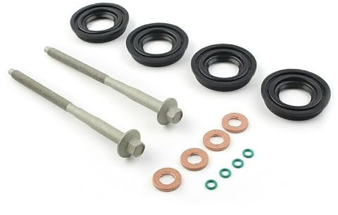 14 Stück Einspritzdüsen Dichtungen 6C1Q-6K780-A 1372494 6C1Q-9M577-AB | Kraftstoffeinspritz Injektor Dichtungssatz Unterlegscheiben O-Ring Set für Transit MK7 2.2 2.4 3.2 TDCI 2006+