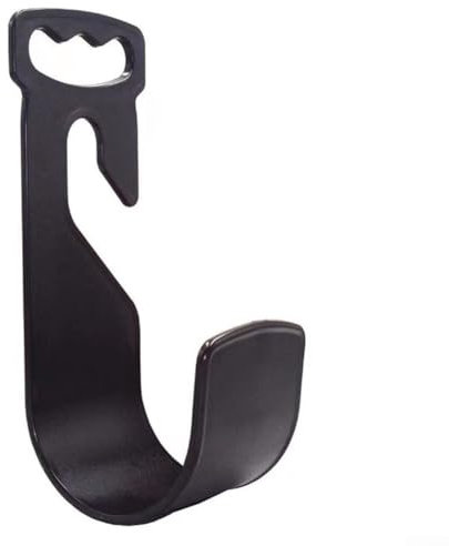 EasyByMall Paquete de 2 ganchos de montaje en pared para mangueras de jardín, solución de almacenamiento resistente para mantener tu espacio al aire libre organizado