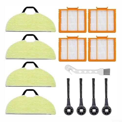 13-teiliges Ersatzteil-Set passend für Shark RV2610WA RV2620WA RV2410WD AV2610WA AI für Ultra 2-in-1 Saugroboter, Staubsaugerzubehör passend für Shark RV-Serie Roboter-Staubsauger