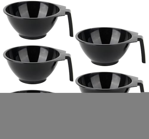 Generico Ciotola Per Mescolare Tinta Per Capelli, Set Ciotole Per Colorazione Capelli, Impilabili Grande Capienza Utensile Parrucchiere Pratiche Spazio