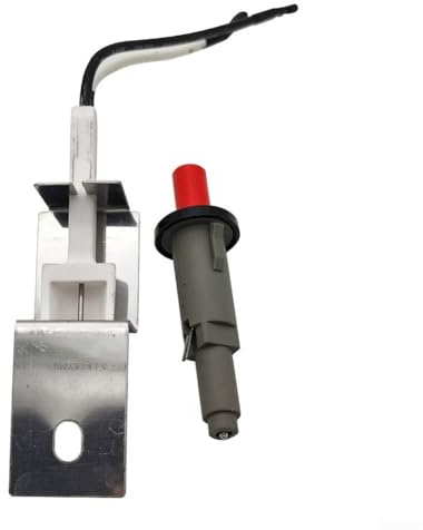 Juego de encendedores de parrilla con encendedores de botón y conjunto de colector de gas para parrillas de gas, incluyendo modelos Q y reemplazo directo para número de pieza 80462, construcción de