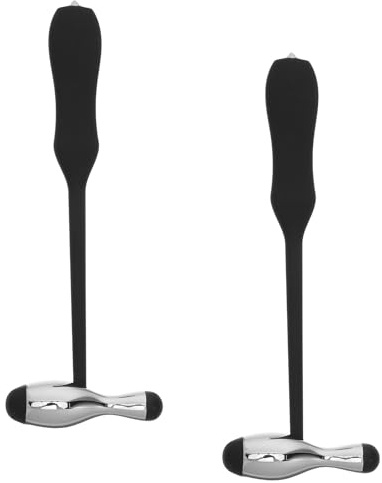 DECOMELODY 2 Pezzi Martello Diagnostico Neurologico Medicale Martelletto Percussione Riflessi Portatile in Lega Zinco e Abs Strumento Clinico per Esami Neurologici in Ospedale Clinica e Uso