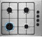 Zanussi ZGH62414XA Placa de Gas, Acero Inoxidable