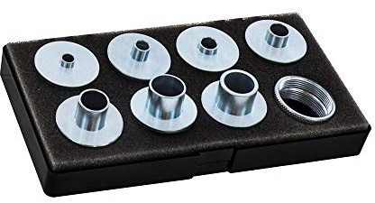 Milescraft 1228 Metallbuchsen-Set, 11-teilig, Oberfräsen-Schablonenführungs-Set, passend für Porter Cable Style Router Subbases - Universal