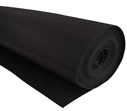 Bastelfilz 1m x 90cm x 3mm Meterware Dekofilz Taschenfilz Filzstoff 39 Farben