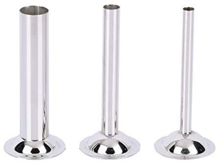 Cabilock Sausage Funnels 3pcs Set Stuffer Tubes Sausage Funnel Manual Sausage Filler Hand Sausage Stuffer Funnel Sausage Machine Tube Meat Stuffing Tubes Meat Stuffer Stuffing Machine Lemon
