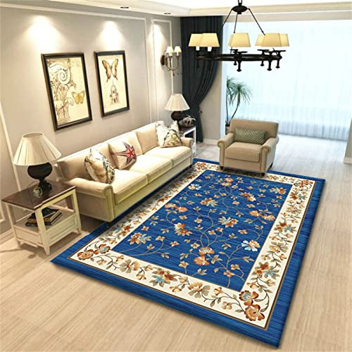 DJHWWD Teppich Babyzimmer blau läufer Schlafzimmer kinderzimmer teppiche Jungs Wohnzimmerdekorationshotel Im Chinesischen Stil 170x240cm Kinder Teppiche Bettumrandung Teppich